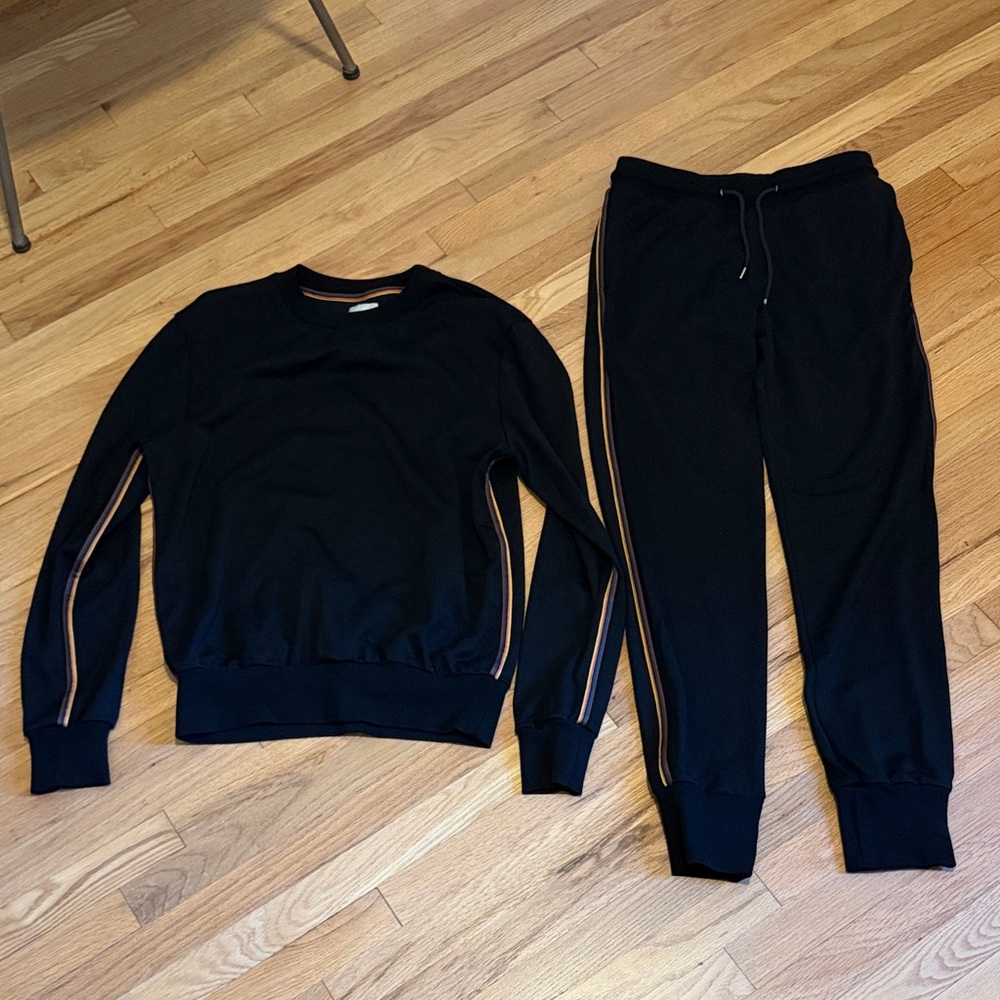 Paul Smith Black Tracksuit with Stripe Detail great condition